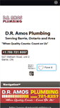 Mobile Screenshot of dramosplumbing.ca